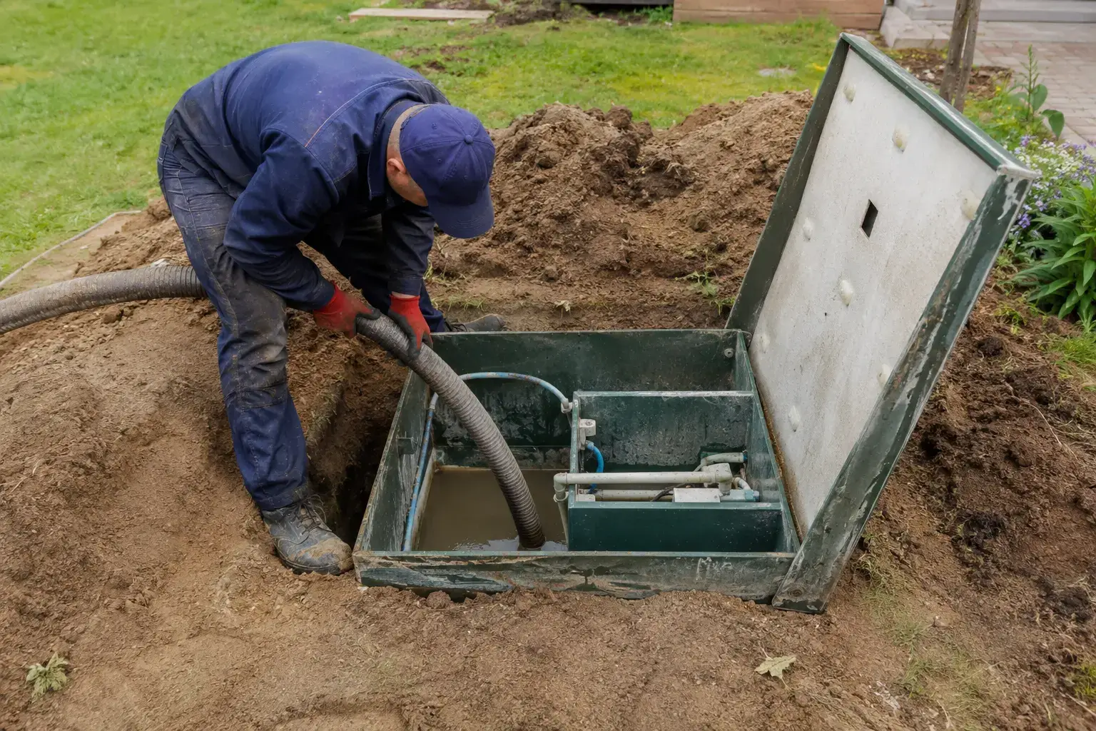 Septic tank pumping and service in Leamington